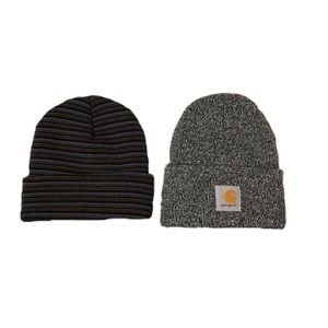 2 beanies: 1 carhartt , 1 UO never worn, brand new